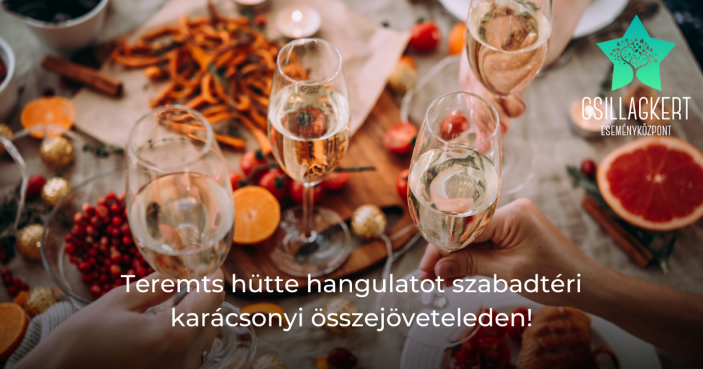 Szabadtéri karácsonyi rendezvény - hütte hangulat